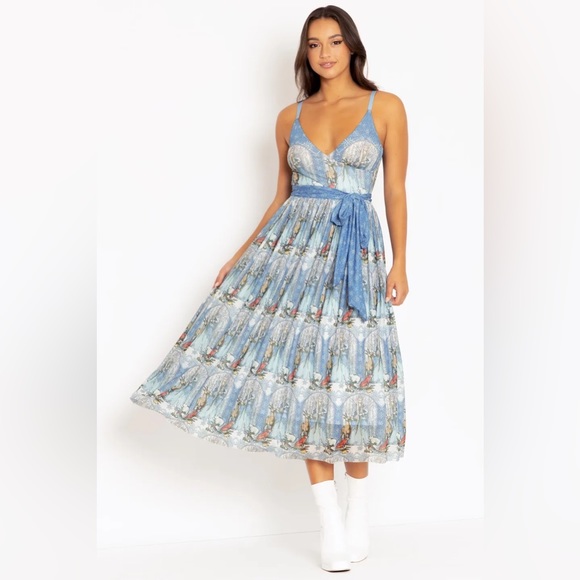 BLACKMILK The Snow Queen Sleeveless Wrap MIDAXI DRESS! - Picture 1 of 12